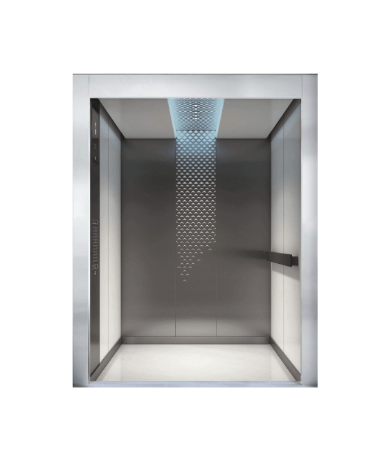 Elevator cab fitted for autonomous robot access